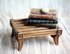 French Antique Foot Stool Hand