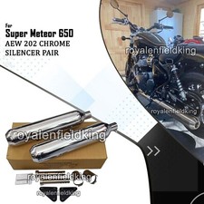 Pour Royal Enfield Super Meteor 650 AEW Te 202 Silencieux Échappement Paire ,