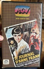 George STEVENS Le Journal d’Anne Frank, VHS secam, RCV régie cassette vidéo 1959