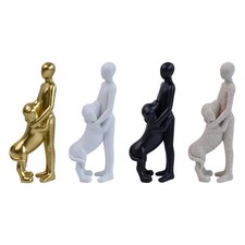 Statue d'homme et de chien en