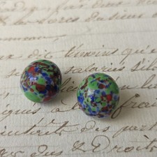2 BOUTONS Murano Anciens en