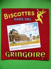 Ancien Buvard Biscottes Gringoire L'école Militaire Paris