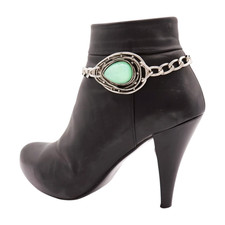 N Femme 2PCS Argent Métal