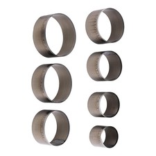 7x matrices de découpe en cuir formes cercle outil de coupe réutilisable 25mm,