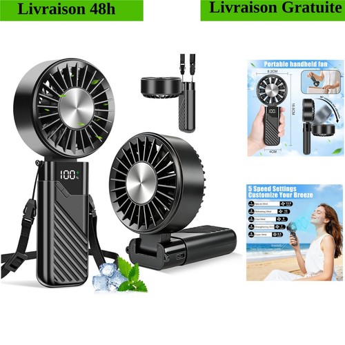 Ventilateur portable usb - portable, 5