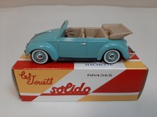 Voiture VW COCCINELLE CABRIOLET 1950 bleue - Hachette SOLIDO