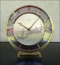 ANCIENNE HORLOGE DE TABLE ALLEMANDE KIENZLE QUARTZ DESIGN ALBRECHT DÜRER 1950's