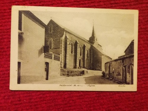 Cpa passavant l eglise - -, l'eglise
