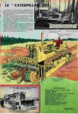 1963 DOCUMENT (ref CG  02)  CATERPILLAR D.9 FORESTIERS  par TAVARD