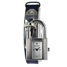 Hermes Kelly Watch Silver Used