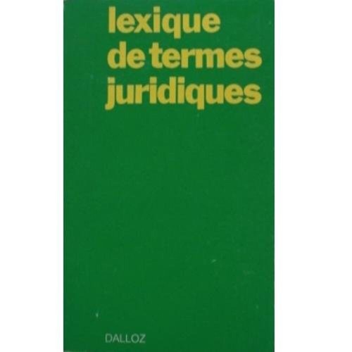 Lexique termes juridiques - juridiques, |