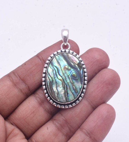Pendentif main argent - main, en