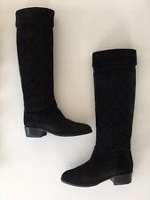 Bottes Cavalières Matellassées Chanel Taille 36 - Boots