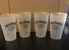 JACK DANIELS  LOT 4 GOBELET  Ecocup - FESTIVAL  Neuf. OLD n°7