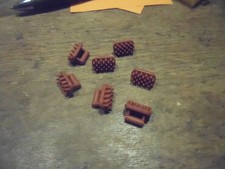 7  brosses marron pour chevaux   Playmobil