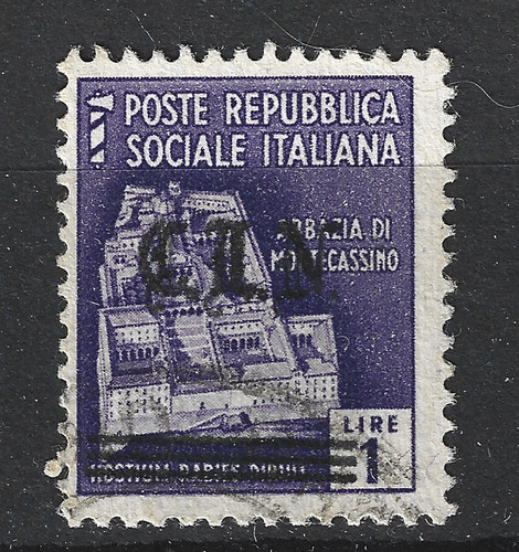 Italie timbre surcharge du - timbre,
