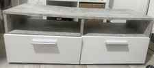 Meuble  tv blanc et gris BUT très bon état