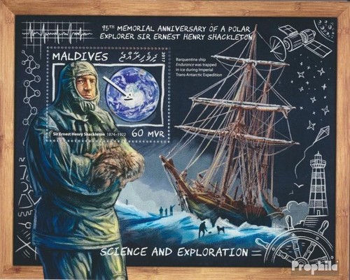 Maldives bloc feuillet 1078 - bloc-feuillet,