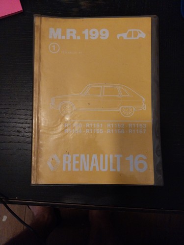 Renault r16 manuel - renault, 16