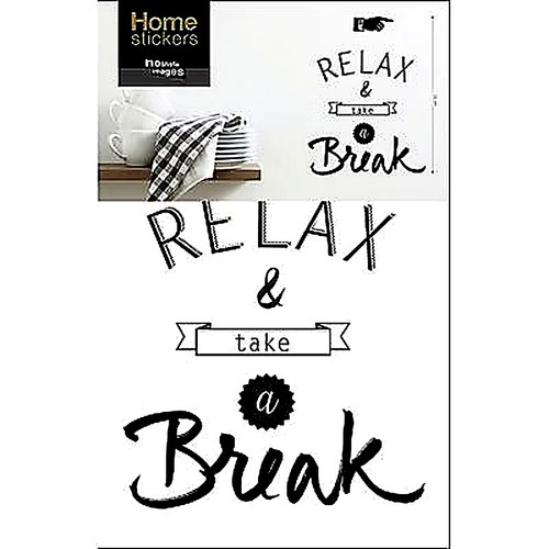 Sticker mural relax - relax, cm