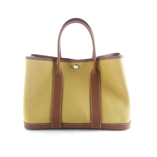 Hermes sac jardin - hermes, tissu