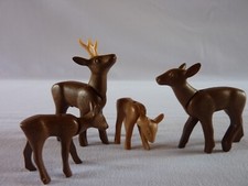 PLAYMOBIL CHEVREUIL BICHE ET 2