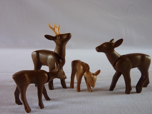 Playmobil chevreuil biche 2 - chevreuil,
