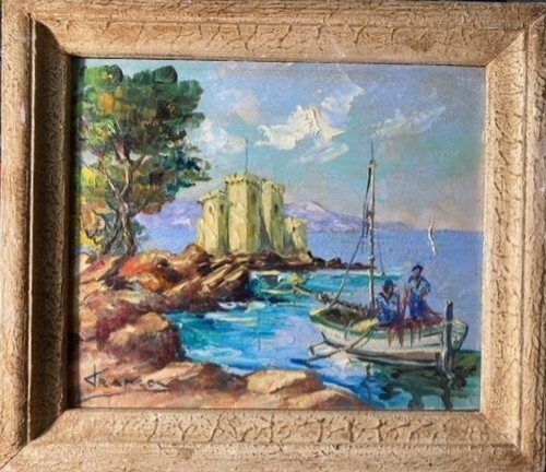 Jolie tableau château - tableau, "château