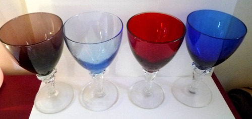 Verres pieds de - pieds,