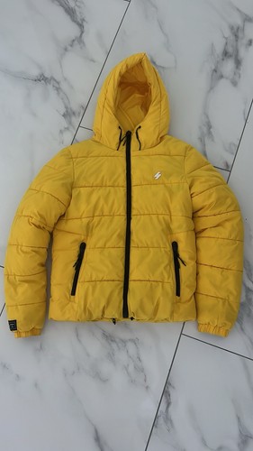 Doudoune jaune superdry - doudoune,