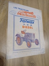 PROSPECTUS TRACTEUR FARMAX MOTOSTANDARD TRACTOR TRAKTOR PROSPEKT 