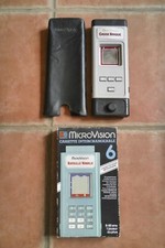 Console de jeu vintage MB Microvision 6 + cassette bataille navale