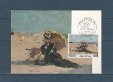 carte 1er jour  tableau  E. Boudin  76  Honfleur  1987