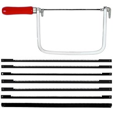 Scie à Chantourner avec 7 Lames Scie à Main pour Cadre de Scie Scies à Main e...