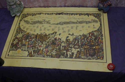 Ancien affiche litho - affiche,