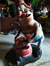 tres belle ceramique moderniste OBELIX SIGNATURE/asterix BD Uderzo objet vitrine