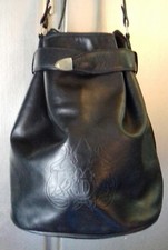 Didier Lamarthe sac seau en cuir de