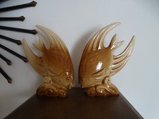 Paire de poissons en faience
