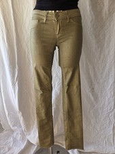 Pantalon Jeans Femme Doré Or