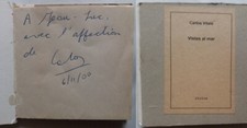 C1 Carlos VITALE VISTAS AL MAR EO 2000 Dedicace ENVOI Signed EN ESPAGNOL Espagne