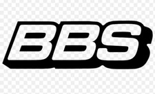 4 STICKERS BBS, taille 4cm x 1.3cm, différentes couleurs.
