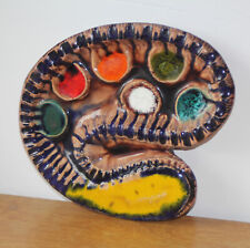 Palette céramique émaillée vide poche déco era Jouve Capron Blin Picasso Accolay