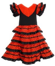 Flamenco robe pour  fille  4-