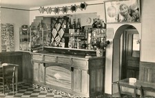 BALLAN MIRE Bar Tabac Sainte Rose Superbe comptoir en bois Affiche Pub Coca Cola