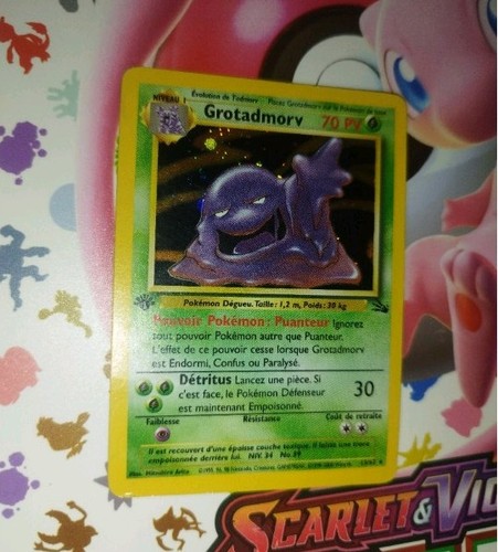 Carte pokemon grotadmorv - carte,