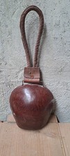 Ancienne Grande À Cloche vache /Sonnaille  /L:18cm / H: 17cm Et 40cm Avec corde