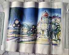 PIERRE BELLIER LITHOGRAPHIE ORIGINALE SIGNEE / NICE LE NEGRESCO FRENCH RIVIERA