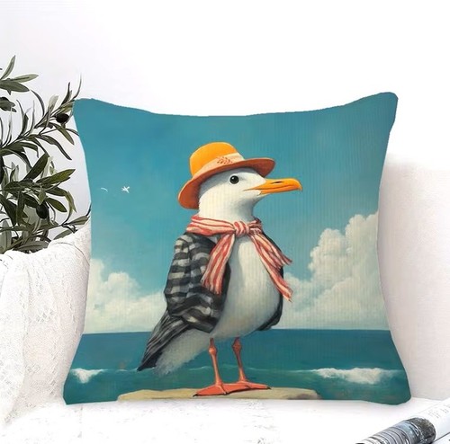 Housse coussin goéland - de,