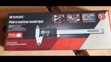 PARKSIDE® Pied à coulisse numérique métal digital coffret et pile incluse