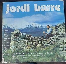 Jordi BARRE  (LP 33T) La nit on vam fugir/toquen les hores